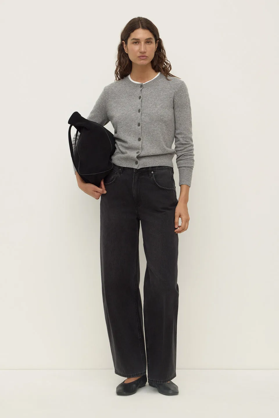 Assembly Label | Benny Knit Cardigan - Grey Marle sold by Sisters & Co product image thumbnail 2