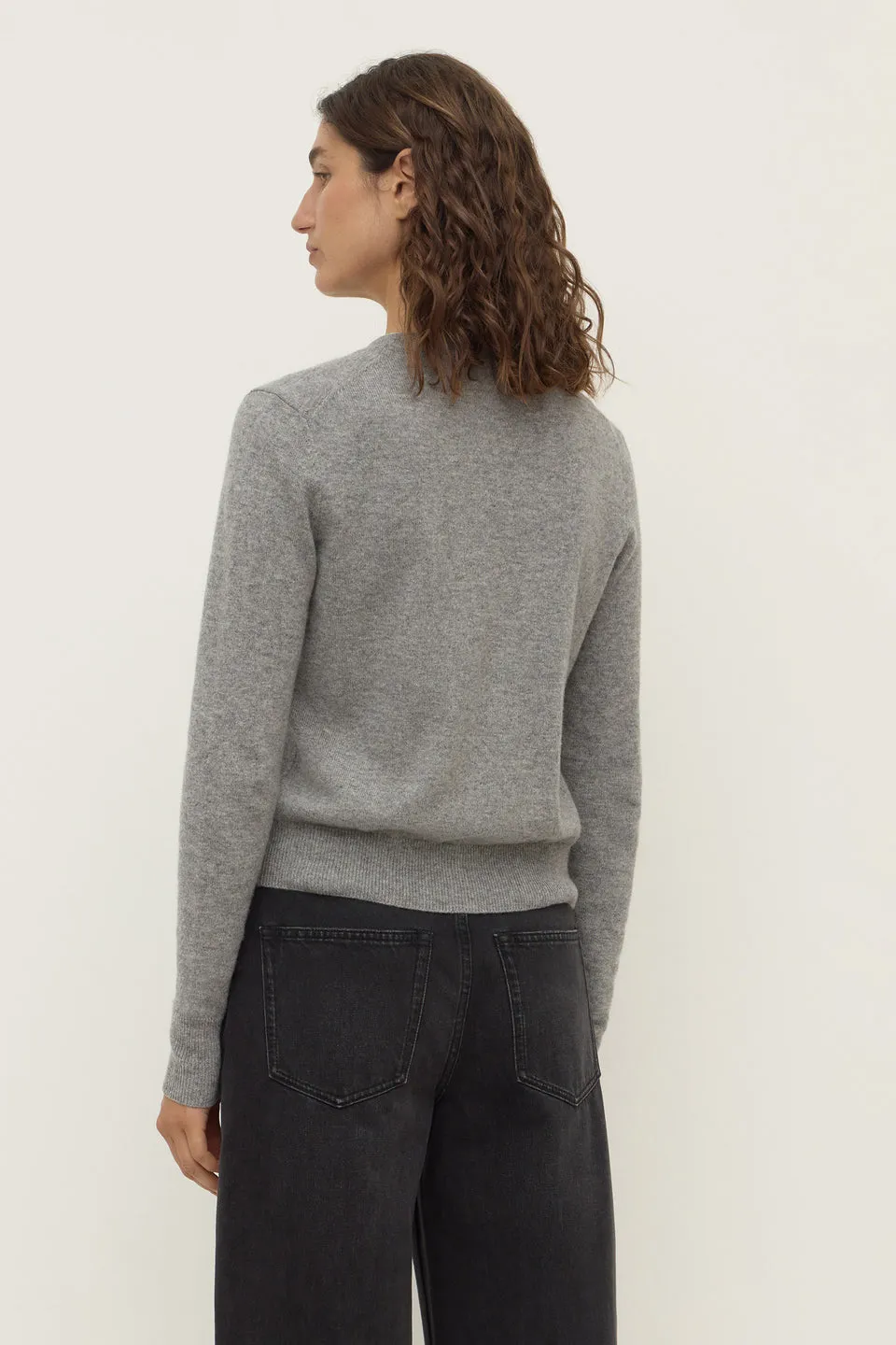 Assembly Label | Benny Knit Cardigan - Grey Marle sold by Sisters & Co product image thumbnail 5