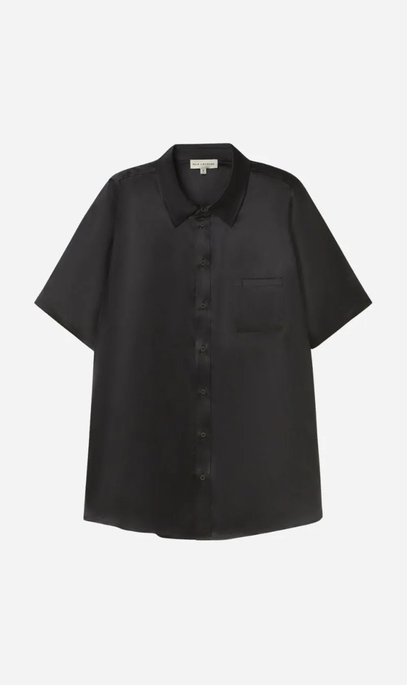 Silk Laundry | Short Sleeve Boyfriend Shirt - Year Of The Horse sold by Sisters & Co