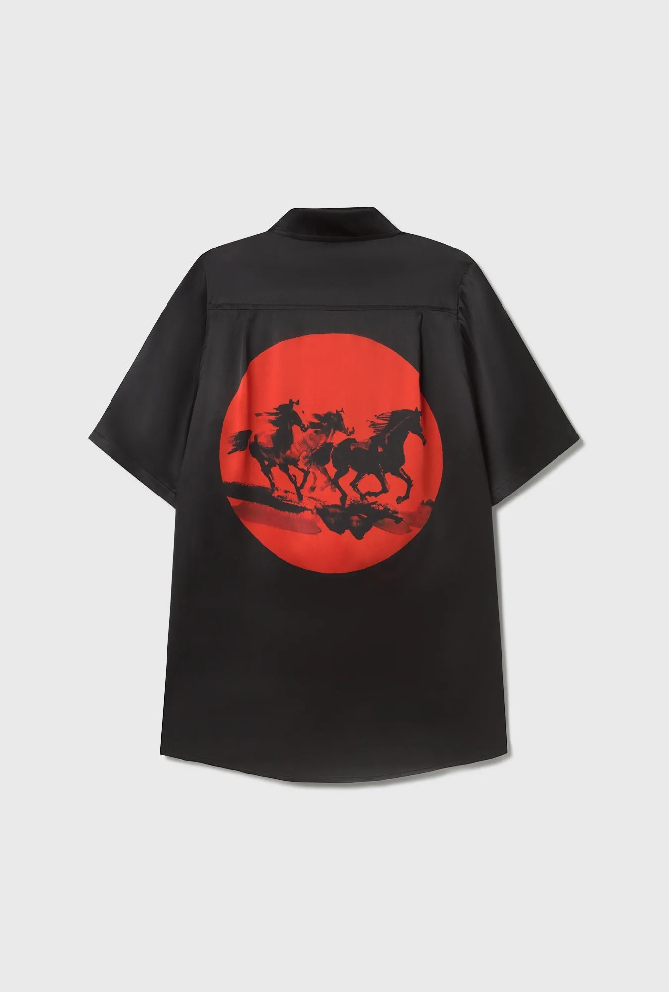 Silk Laundry | Short Sleeve Boyfriend Shirt - Year Of The Horse sold by Sisters & Co product image thumbnail 2