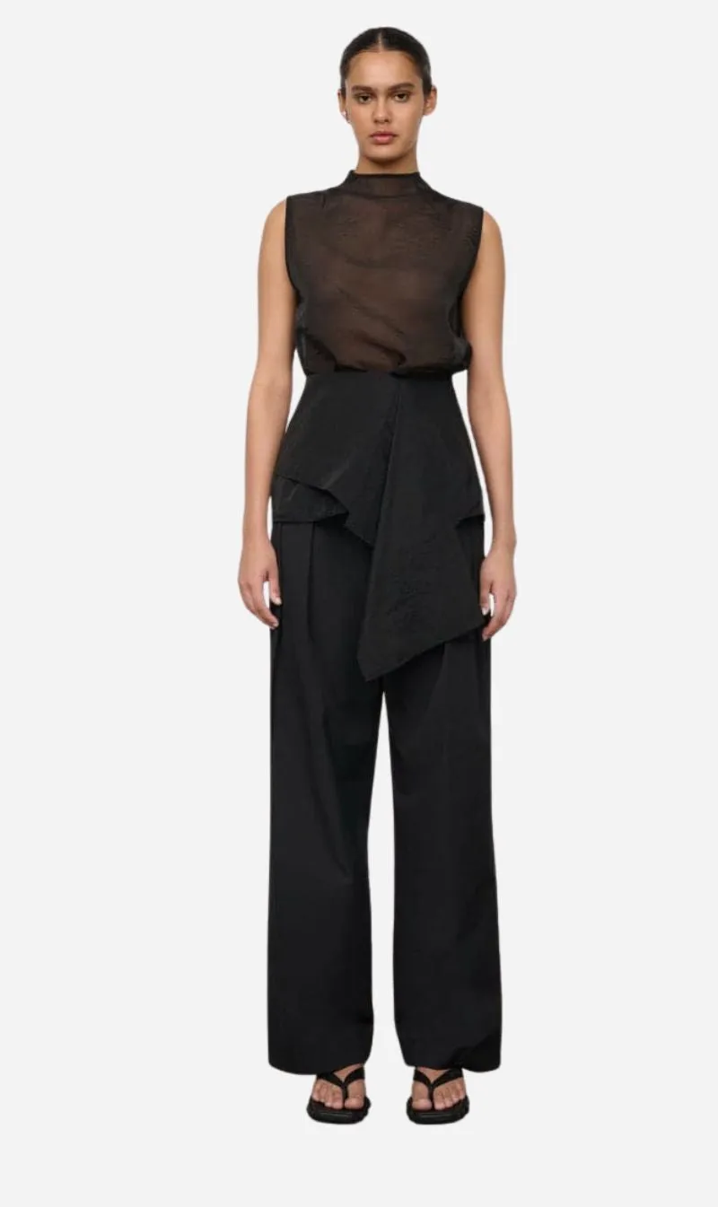 One Of Others | Hazel Top - Black sold by Sisters & Co