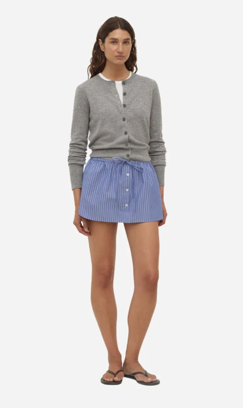 Assembly Label | Anais Stripe Skirt - Blue/White sold by Sisters & Co