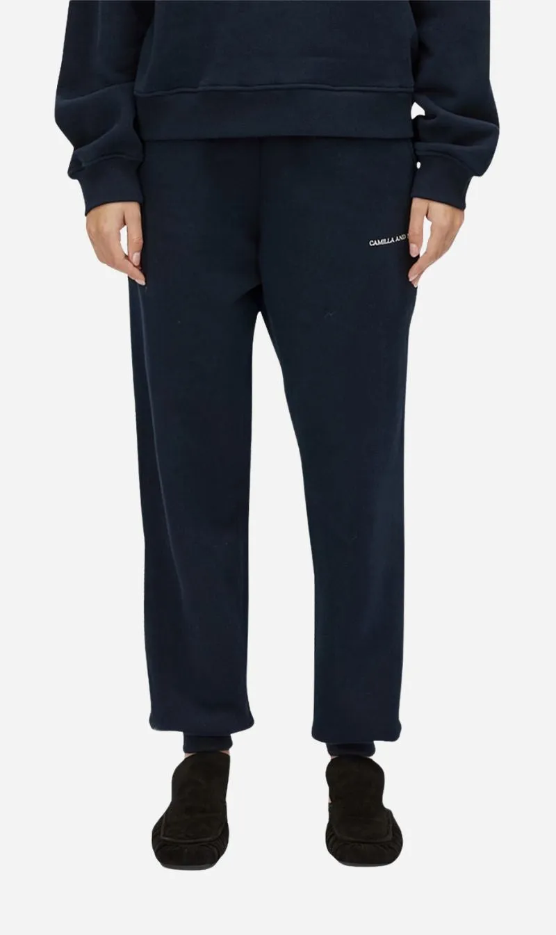 Camilla and Marc | Era Track Pant - Navy/White sold by Sisters & Co