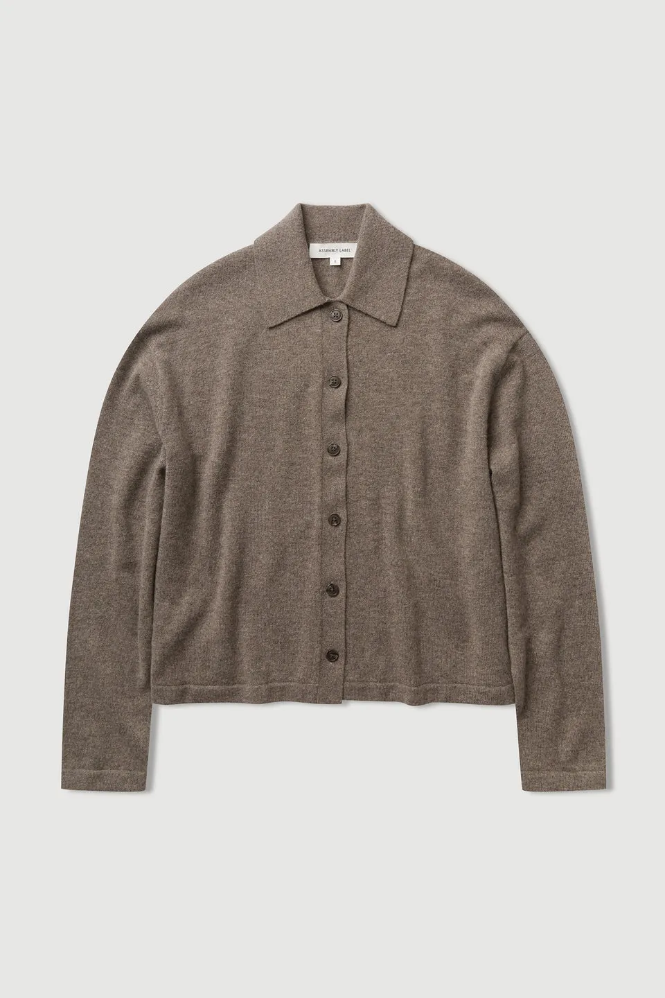 Assembly Label | Wool Cashmere Knit Cardi - Sable sold by Sisters & Co product image thumbnail 5