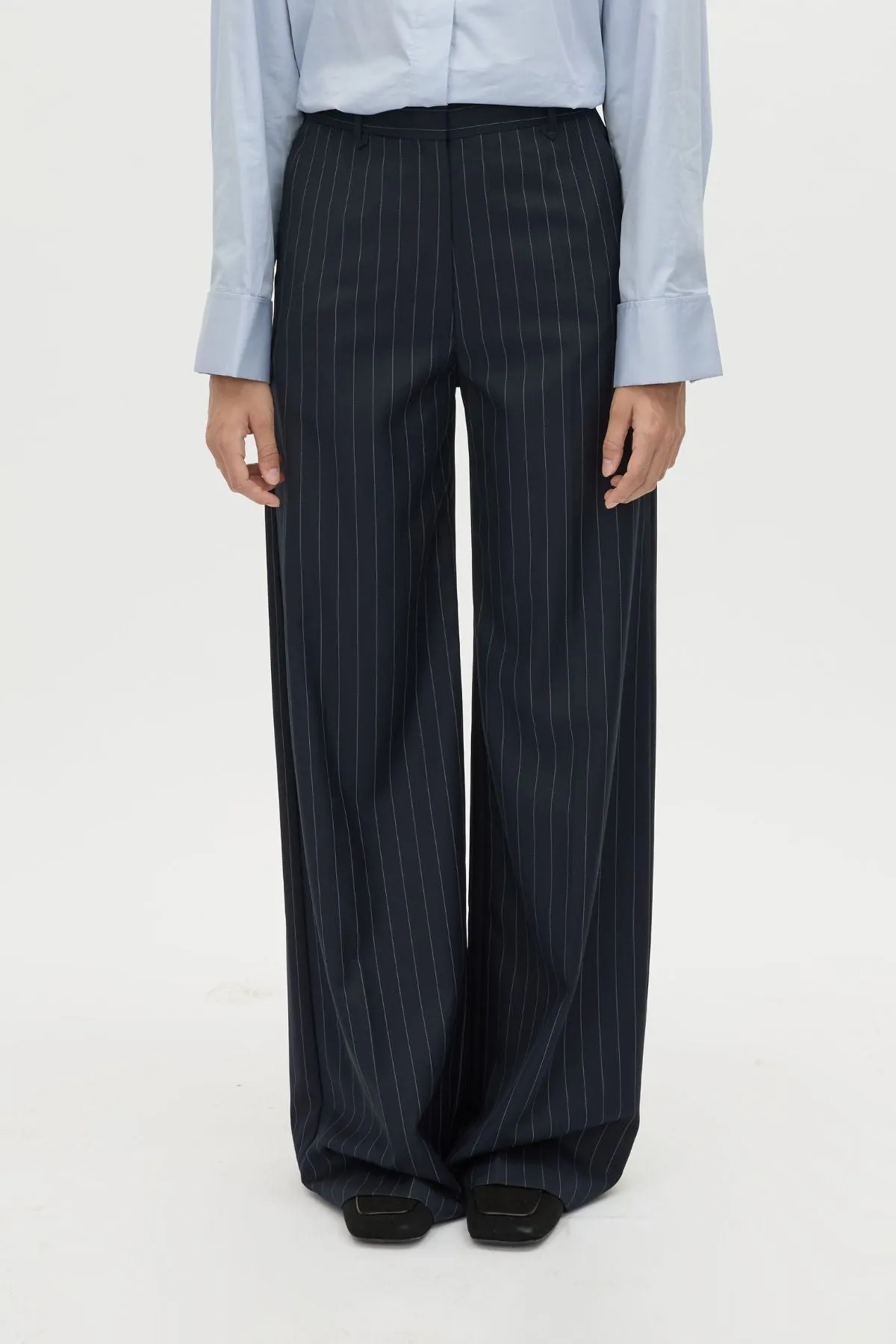 Camilla and Marc | Brody Pant - French Navy Stripe sold by Sisters & Co product image thumbnail 2