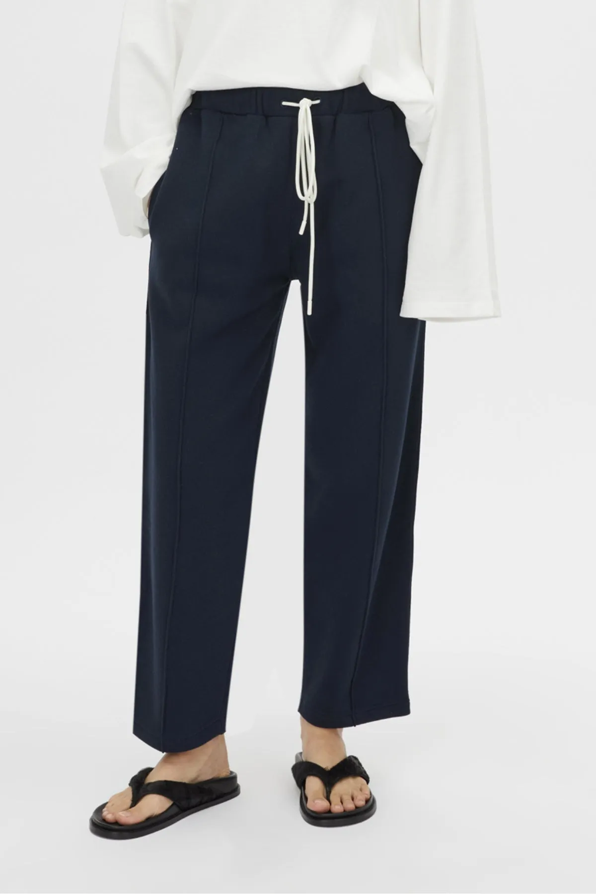 Camilla and Marc | Zylus Track Pant - Navy/White sold by Sisters & Co product image thumbnail 2