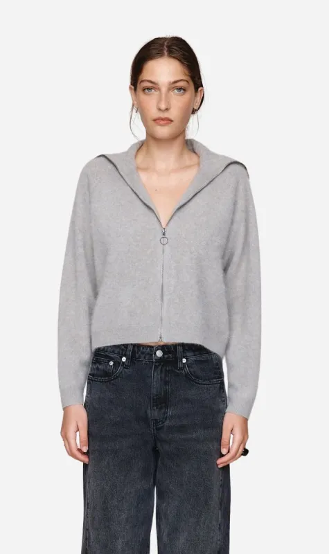 Marle | Oscar Zip Up - Fog sold by Sisters & Co