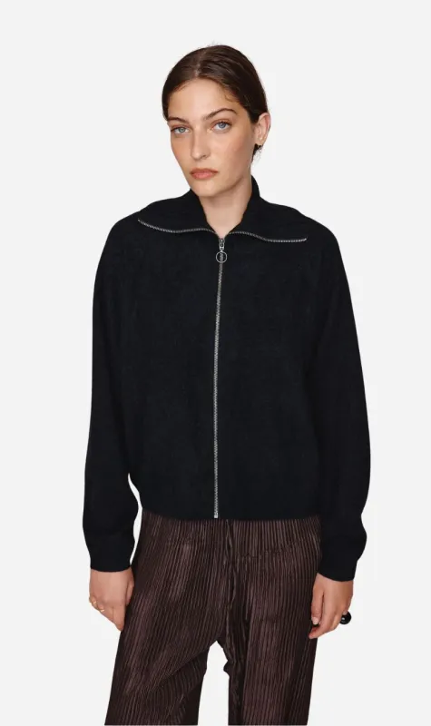 Marle | Oscar Zip Up - Black sold by Sisters & Co