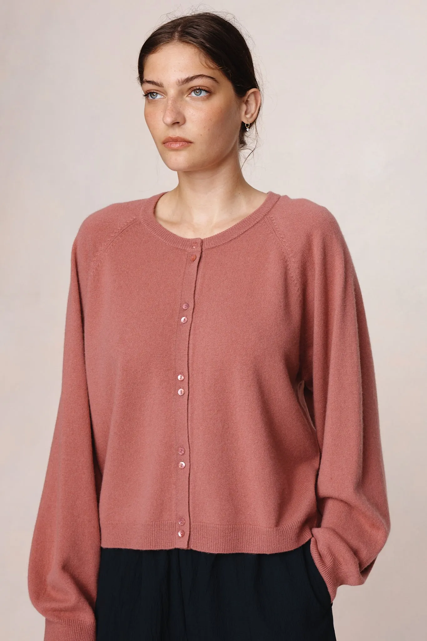 Marle | Babette Cardigan - Rosewood sold by Sisters & Co product image thumbnail 2