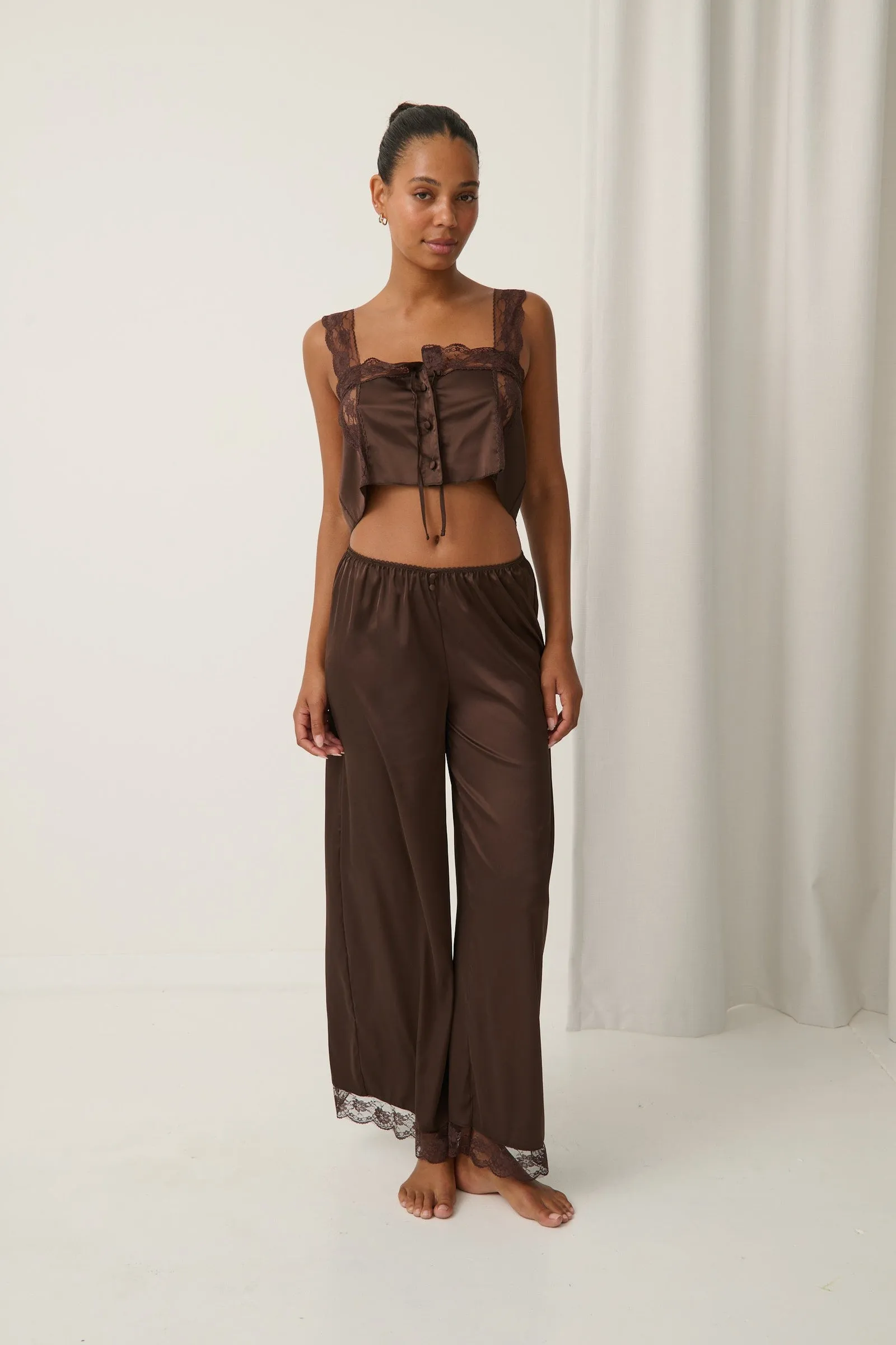 Kat the Label | Cindy Pant - Espresso sold by Sisters & Co product image thumbnail 5