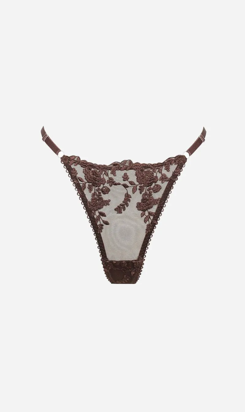 Kat the Label | Nicolette Thong - Espresso sold by Sisters & Co