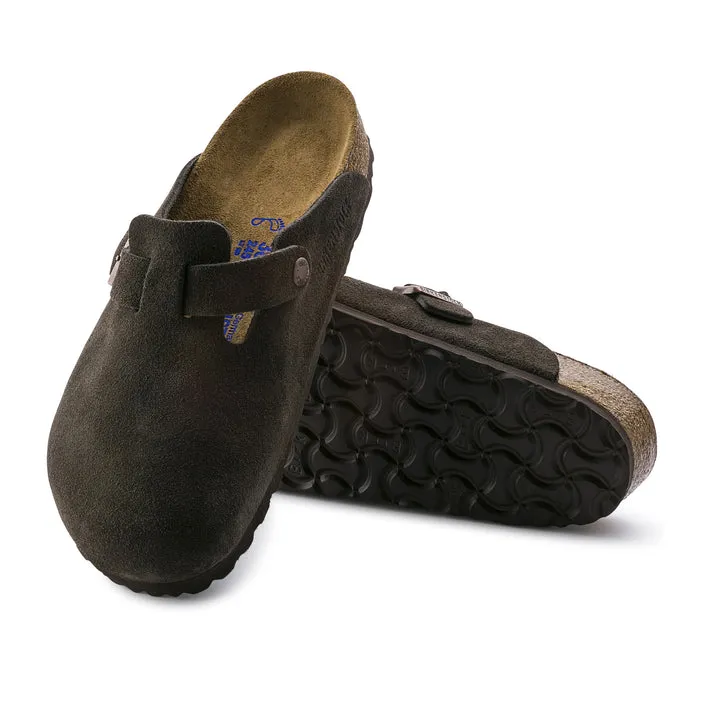 Birkenstock | Boston SFB Suede Narrow - Mocha sold by Sisters & Co product image thumbnail 4