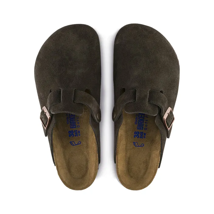 Birkenstock | Boston SFB Suede Narrow - Mocha sold by Sisters & Co product image thumbnail 3