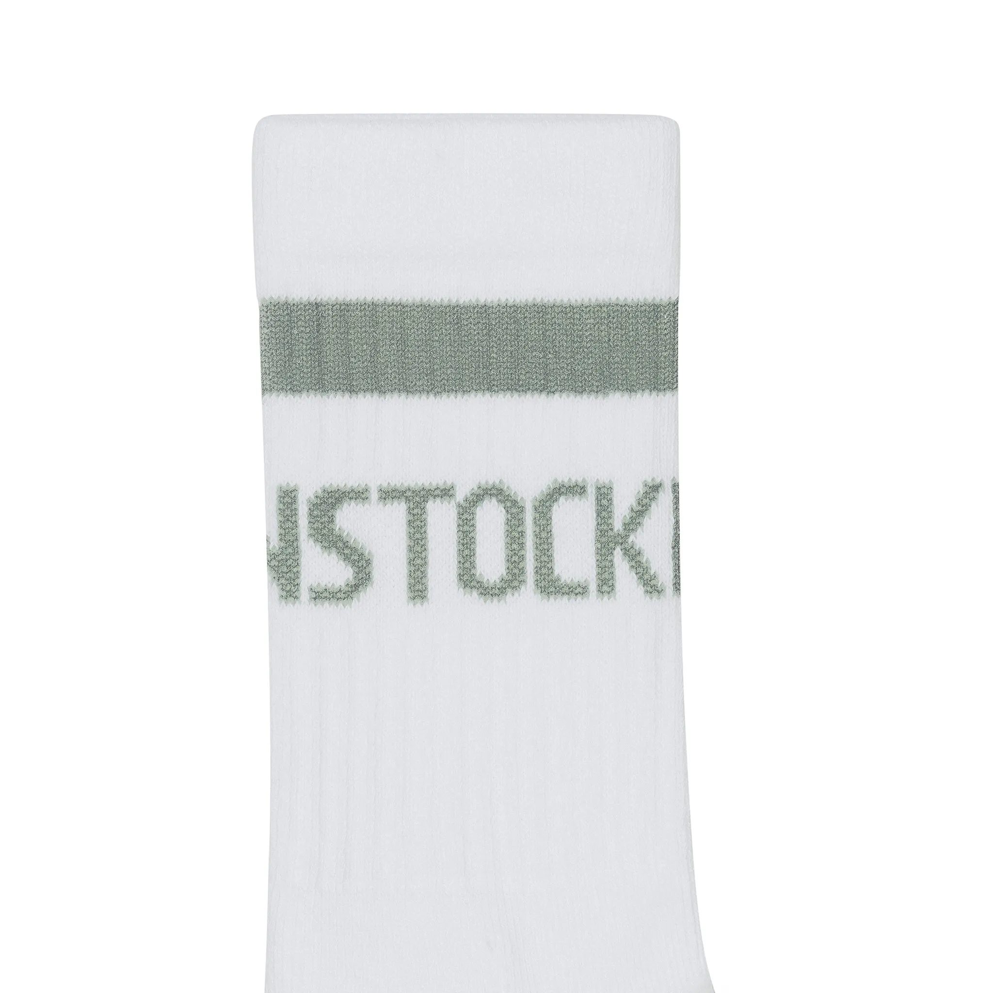 Birkenstock | Cotton Crew Stripe - White sold by Sisters & Co product image thumbnail 2
