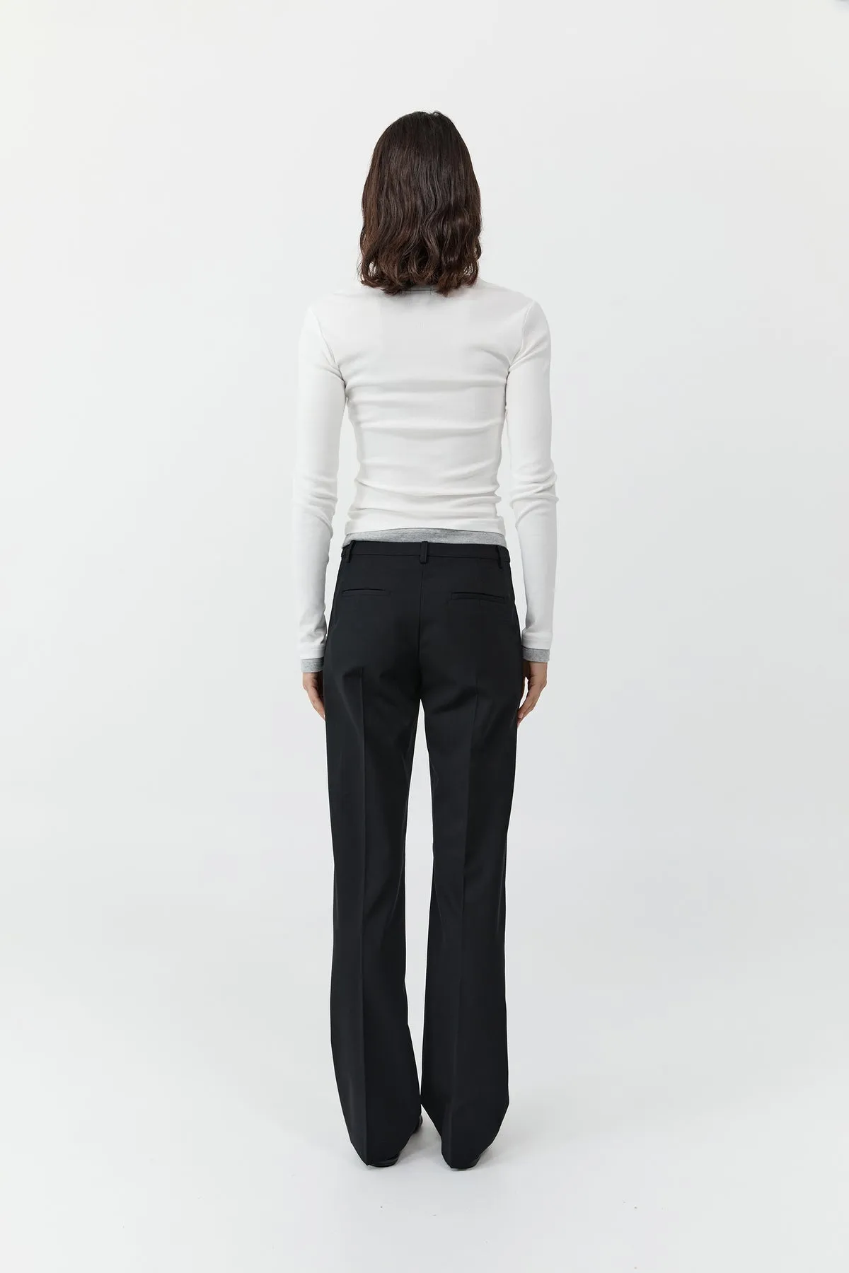 St Agni | Organic Cotton Layered Long Sleeve Top - White sold by Sisters & Co product image thumbnail 4