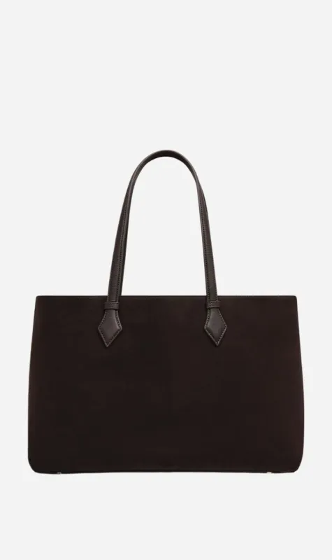A.Emery | Ellis Bag - Black Berry Suede made by A.EMERY