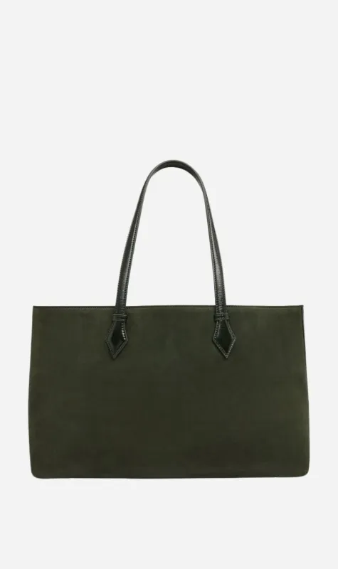 A.Emery | Ellis Bag - Forest Suede made by A.EMERY