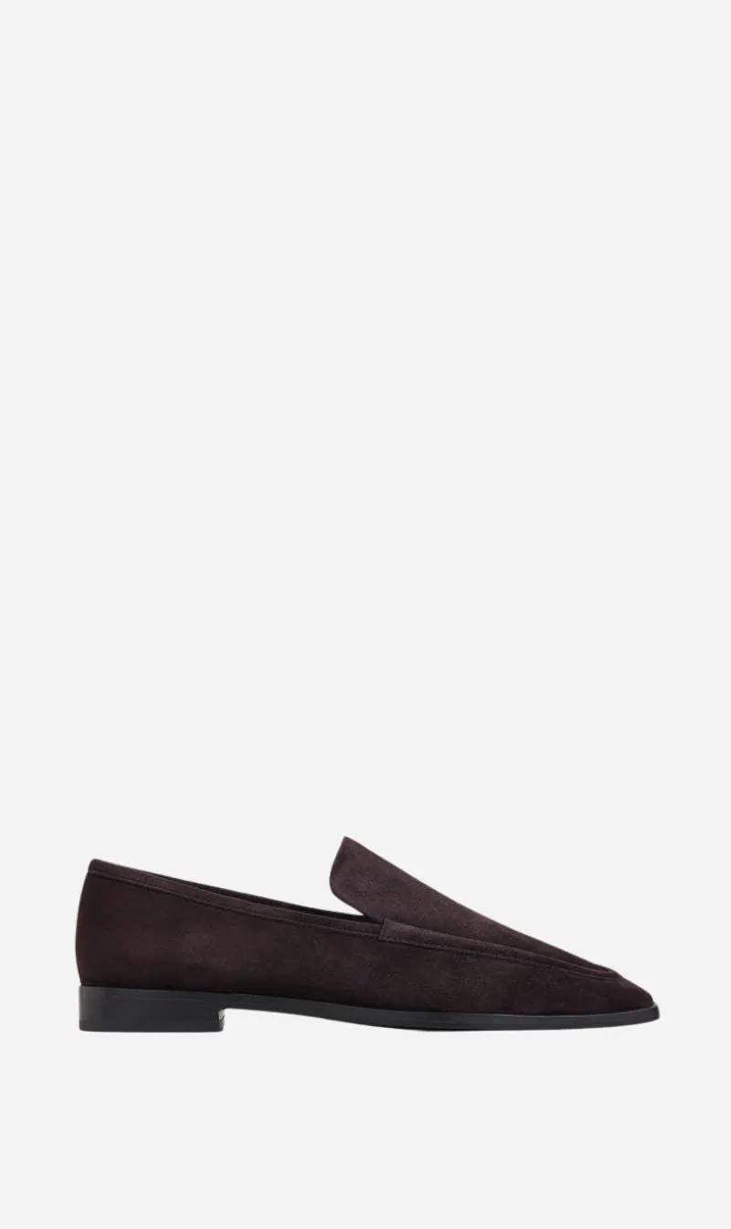 A.Emery | Lane Loafer - Black Berry Suede sold by Sisters & Co