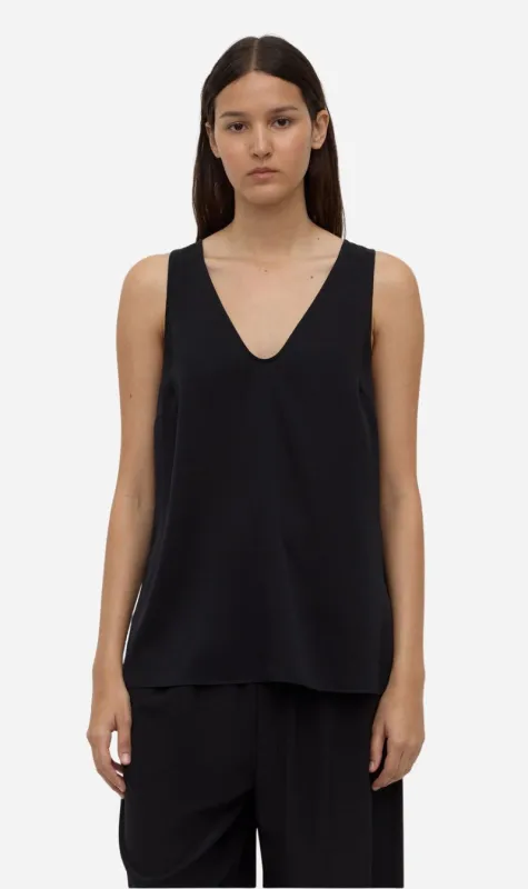 Assembly Label | Amaris Silk Tank - Black made by Assembly Label