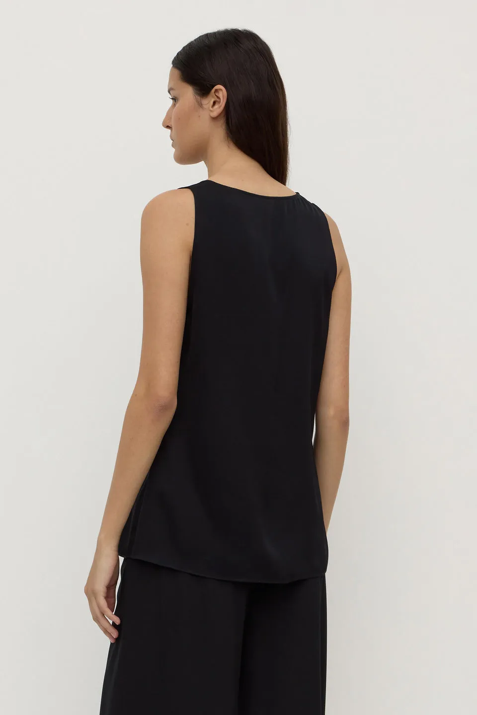 Assembly Label | Amaris Silk Tank - Black sold by Sisters & Co product image thumbnail 2