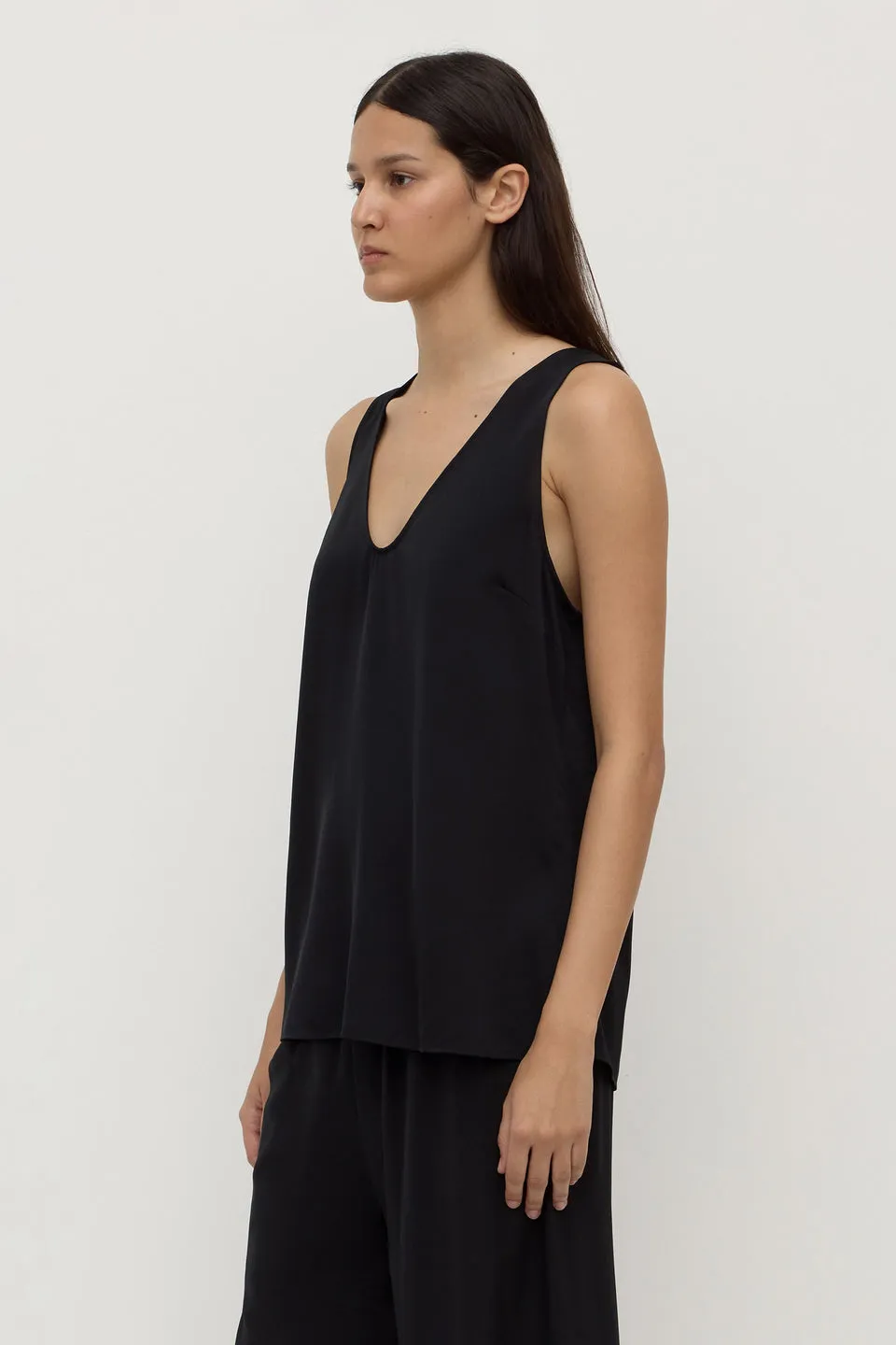 Assembly Label | Amaris Silk Tank - Black sold by Sisters & Co product image thumbnail 3