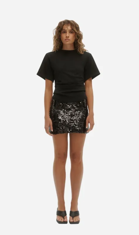 One Of Others | Kendall Mini Skirt - Black made by Sisters & Co
