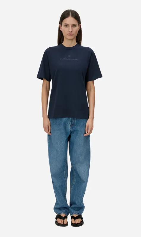 Camilla and Marc | Arp Logo Tee - Navy made by camilla & marc