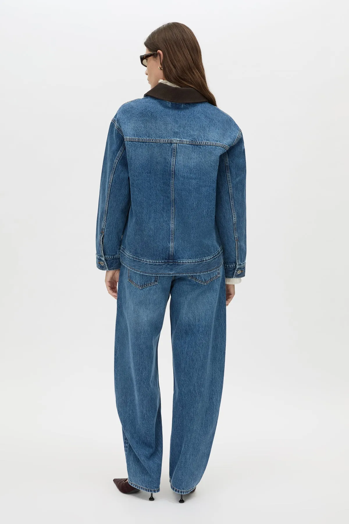Camilla and Marc | Alonzo Denim Jacket - Dark Classic Blue sold by Sisters & Co product image thumbnail 5
