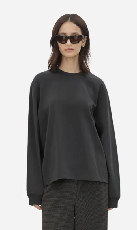 Camilla and Marc | Studio Graphic Long Sleeve Top - Coal made by camilla & marc