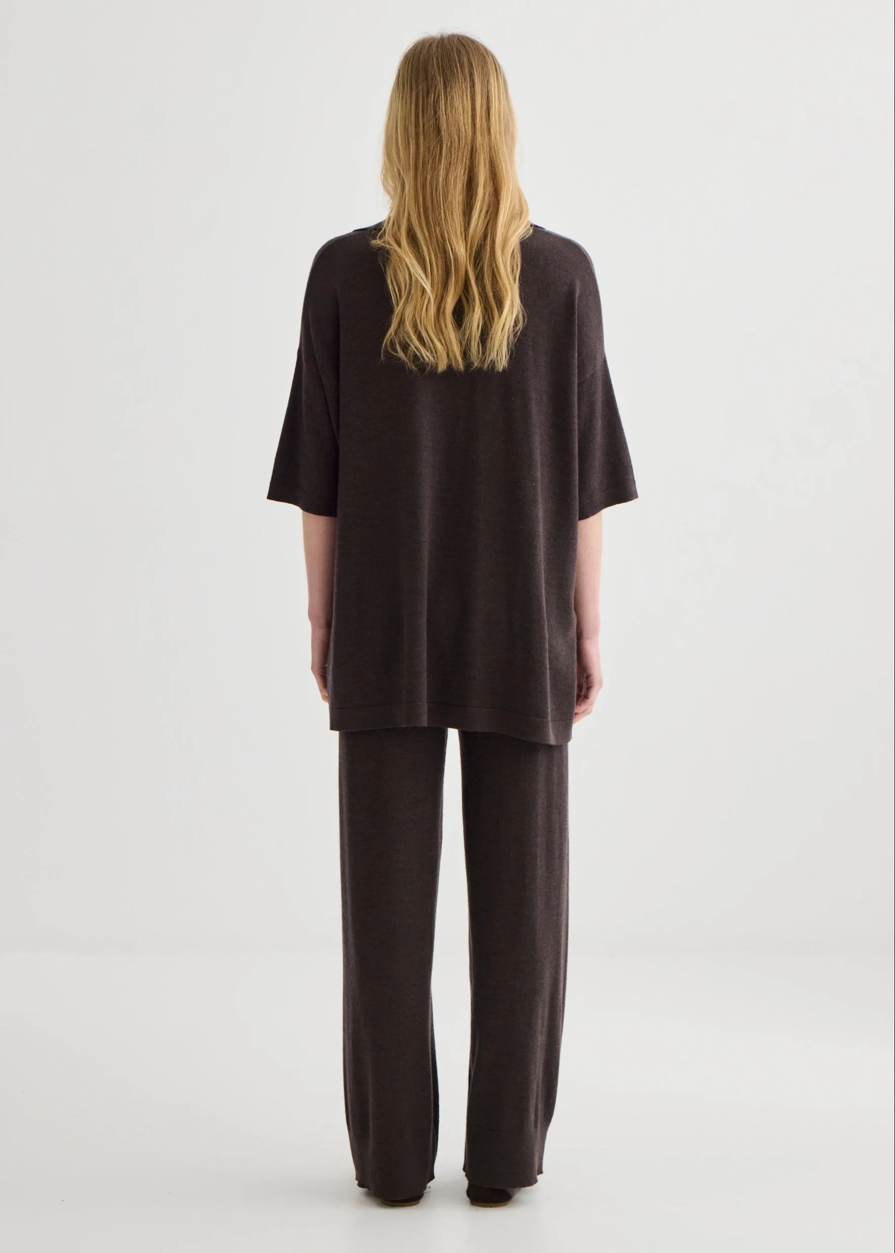 Laing | Wide Leg Knit Pant - Truffle sold by Sisters & Co product image thumbnail 3