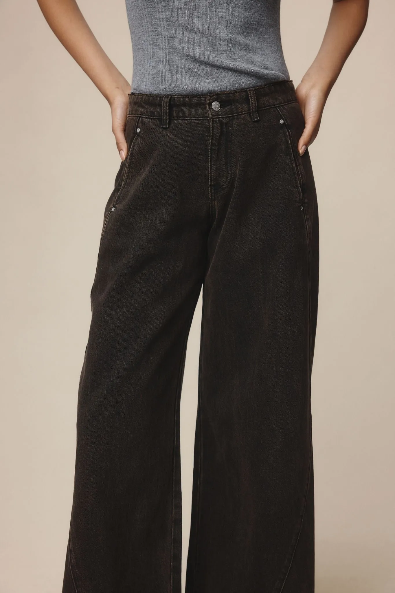 Marle | Panel Jean - Tobacco sold by Sisters & Co product image thumbnail 3