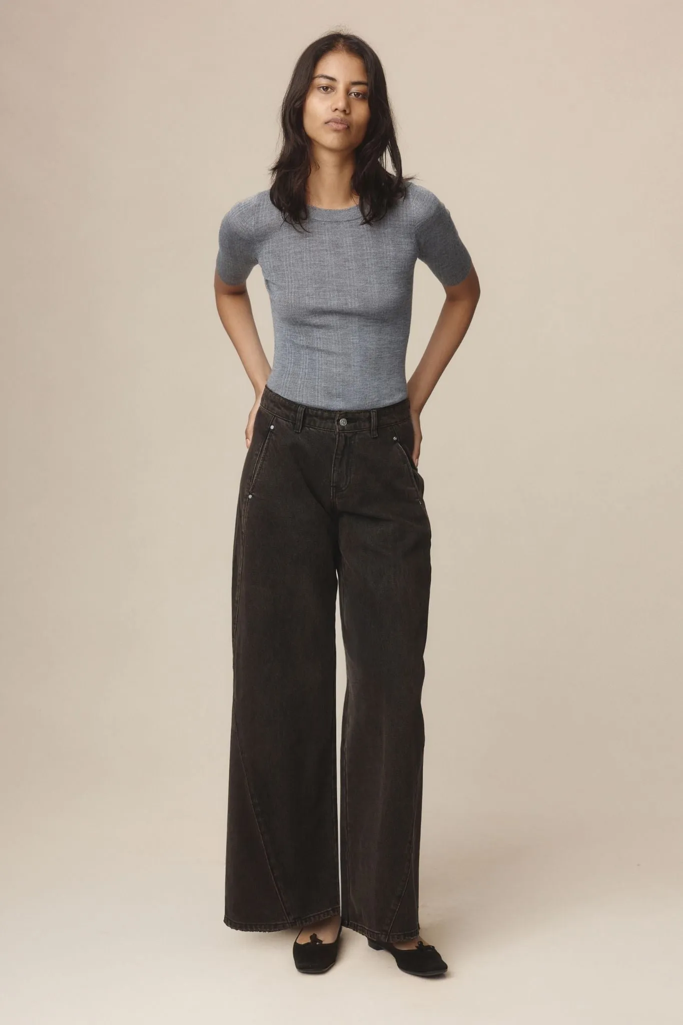 Marle | Panel Jean - Tobacco sold by Sisters & Co product image thumbnail 2