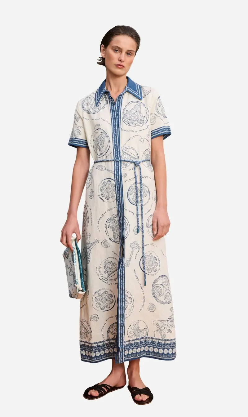 Alemais | Lucky Shirt Dress sold by Sisters & Co