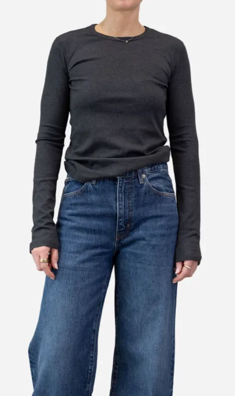 Camilla and Marc | Amara Long Sleeve Top - Charcoal made by camilla & marc