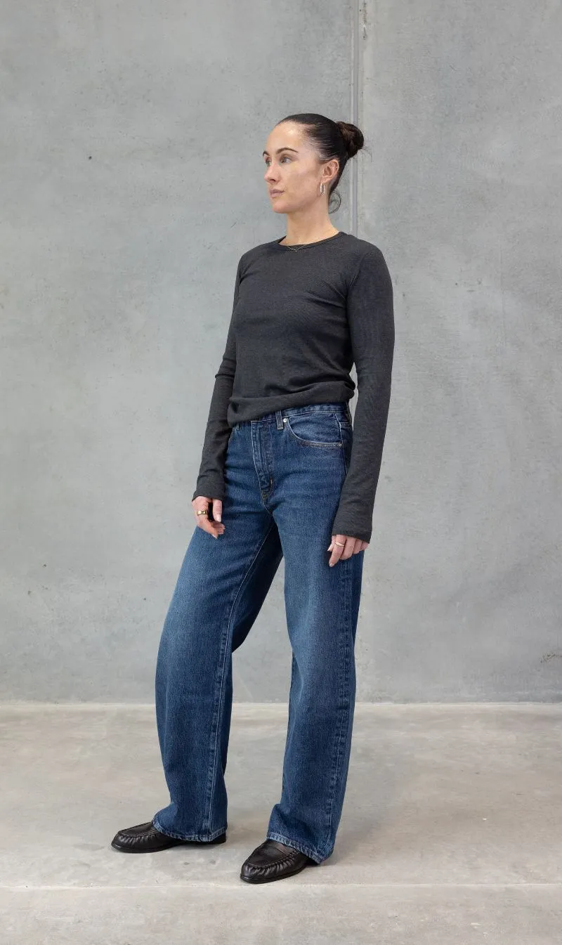 Camilla and Marc | Amara Long Sleeve Top - Charcoal sold by Sisters & Co product image thumbnail 3