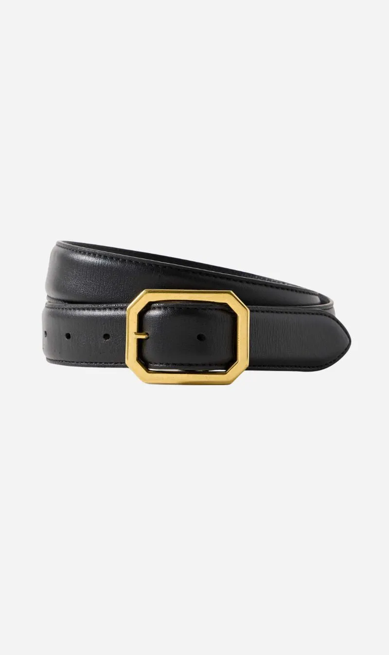 Nili Lotan | Anais Belt - Black sold by Sisters & Co
