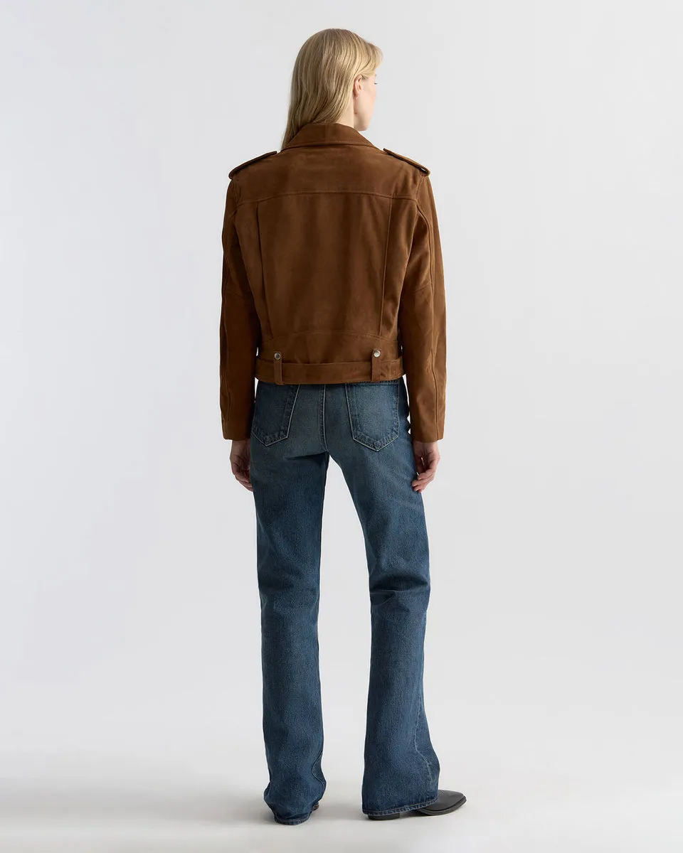 Nili Lotan | Evel Biker Suede Jacket - Martora sold by Sisters & Co product image thumbnail 5