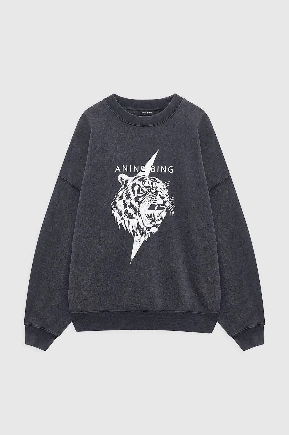 Anine Bing | Miles Sweatshirt Tiger - Vintage Black sold by Sisters & Co product image thumbnail 2