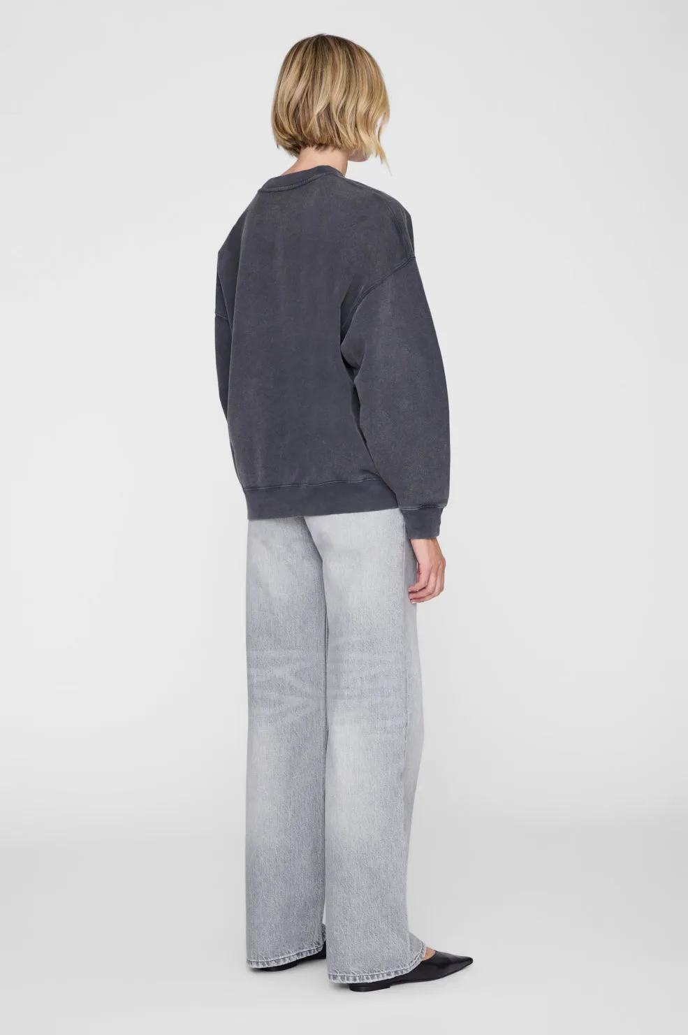 Anine Bing | Miles Sweatshirt Tiger - Vintage Black sold by Sisters & Co product image thumbnail 3