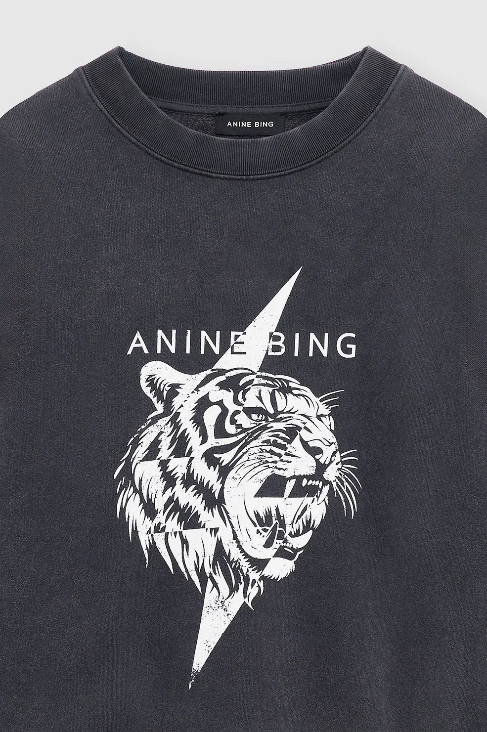 Anine Bing | Miles Sweatshirt Tiger - Vintage Black sold by Sisters & Co product image thumbnail 4