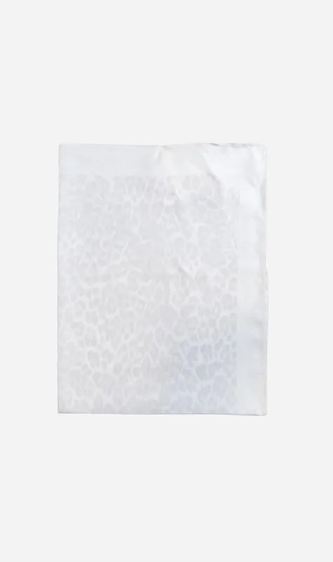 Anine Bing | York Scarf - Washed White Leopard made by Anine Bing