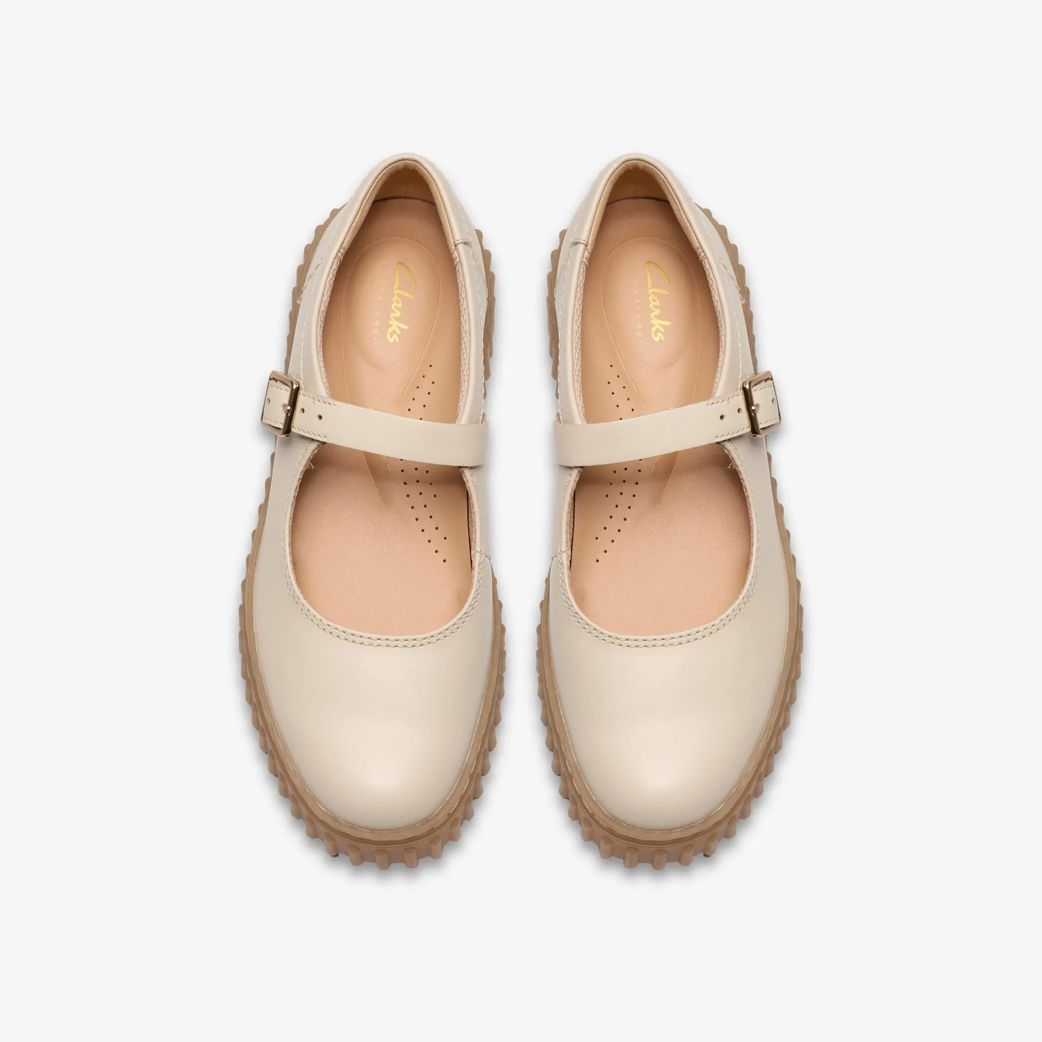 Clarks | Torhill Jane - Cream Leather sold by Sisters & Co product image thumbnail 3