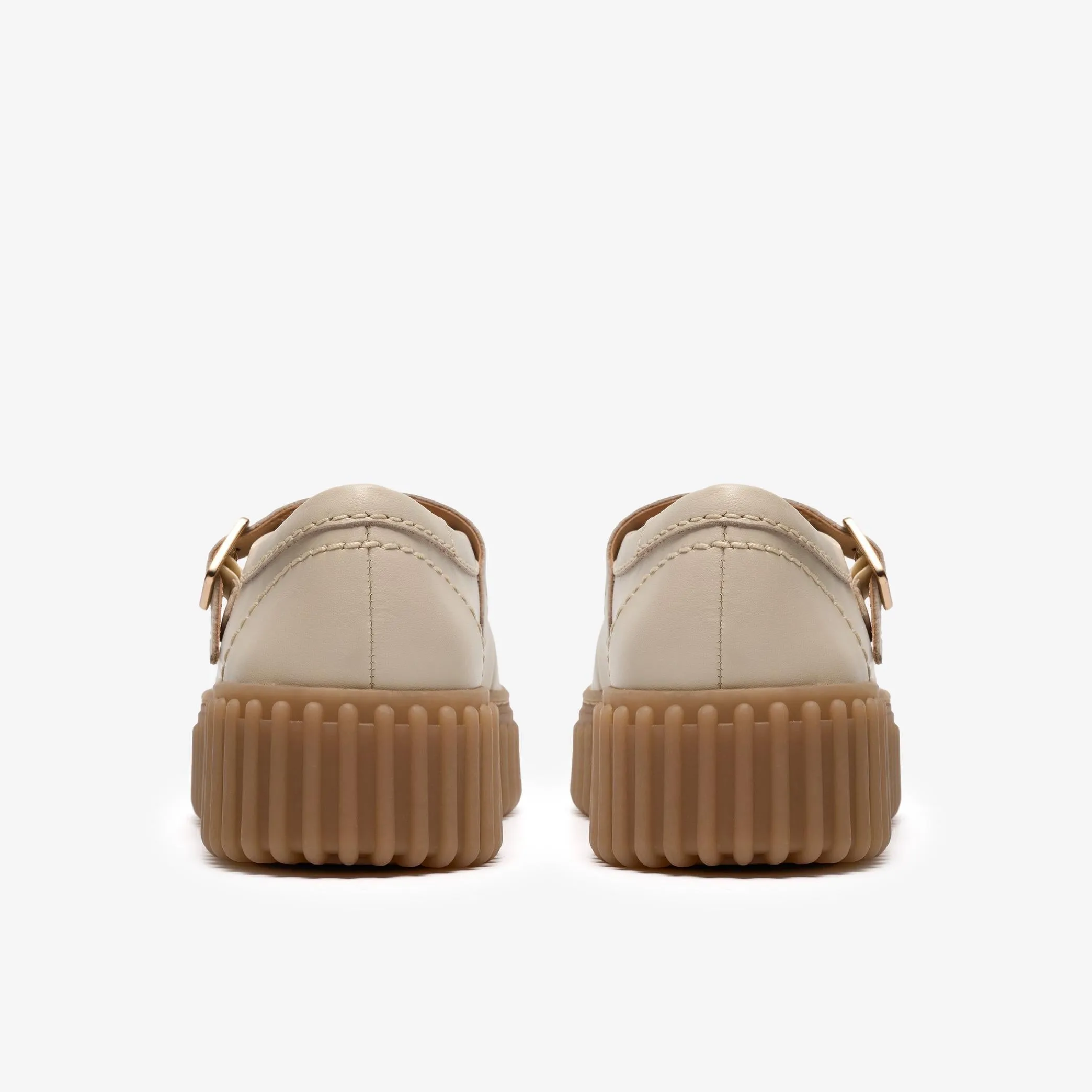 Clarks | Torhill Jane - Cream Leather sold by Sisters & Co product image thumbnail 4