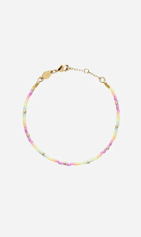 Anni Lu | Neon Rainbow Bracelet - Gold made by Anni Lu