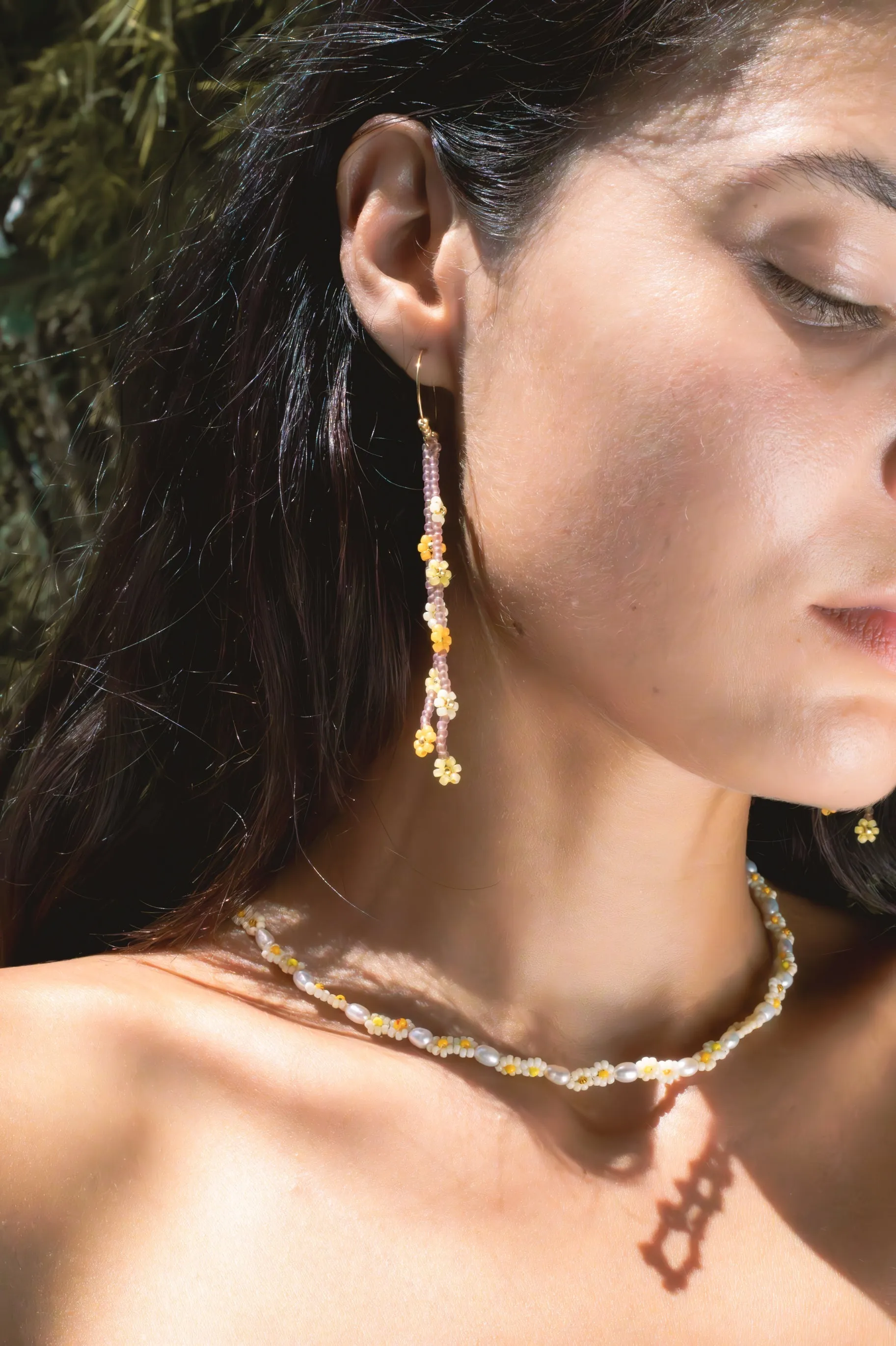 Anni Lu | Daisy Flower Necklace - Gold sold by Sisters & Co product image thumbnail 2