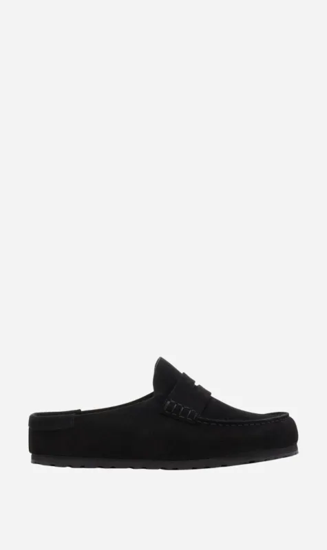 Birkenstock | Naples Wrapped Suede Regular - Black made by Birkenstock