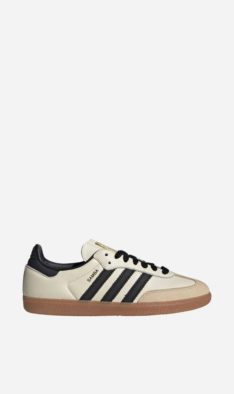 Adidas | Samba - Cream White/Core Black/Sand Strata sold by Sisters & Co