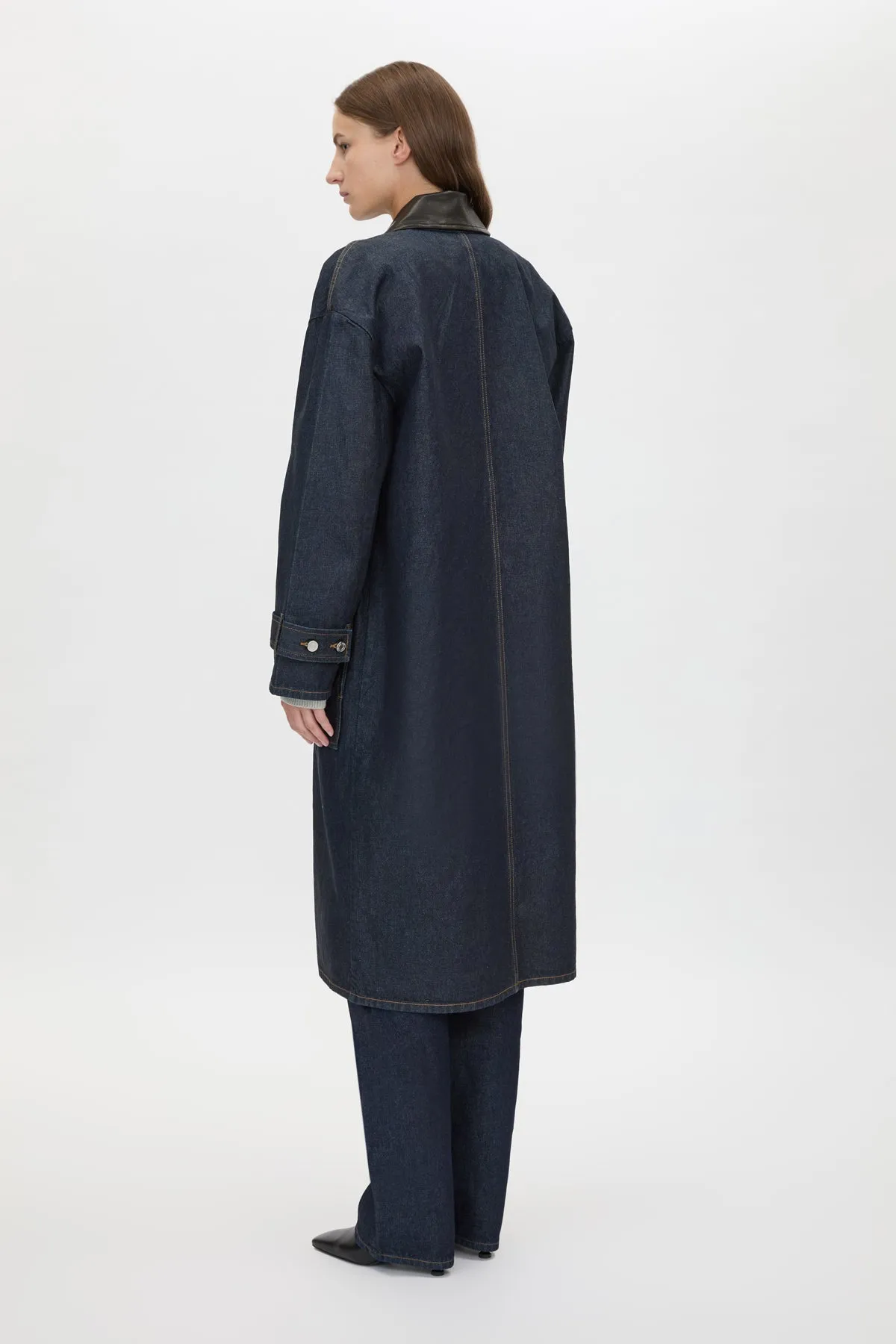 Camilla & Marc | Enzo Denim Coat - Indigo sold by Sisters & Co product image thumbnail 4