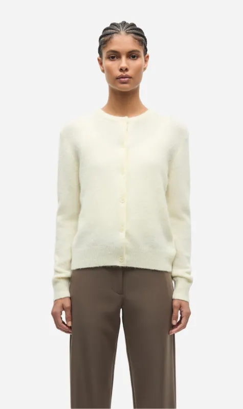Samsoe Samsoe | Nor Short Cardigan - Ethereal Green made by Samsøe Samsøe