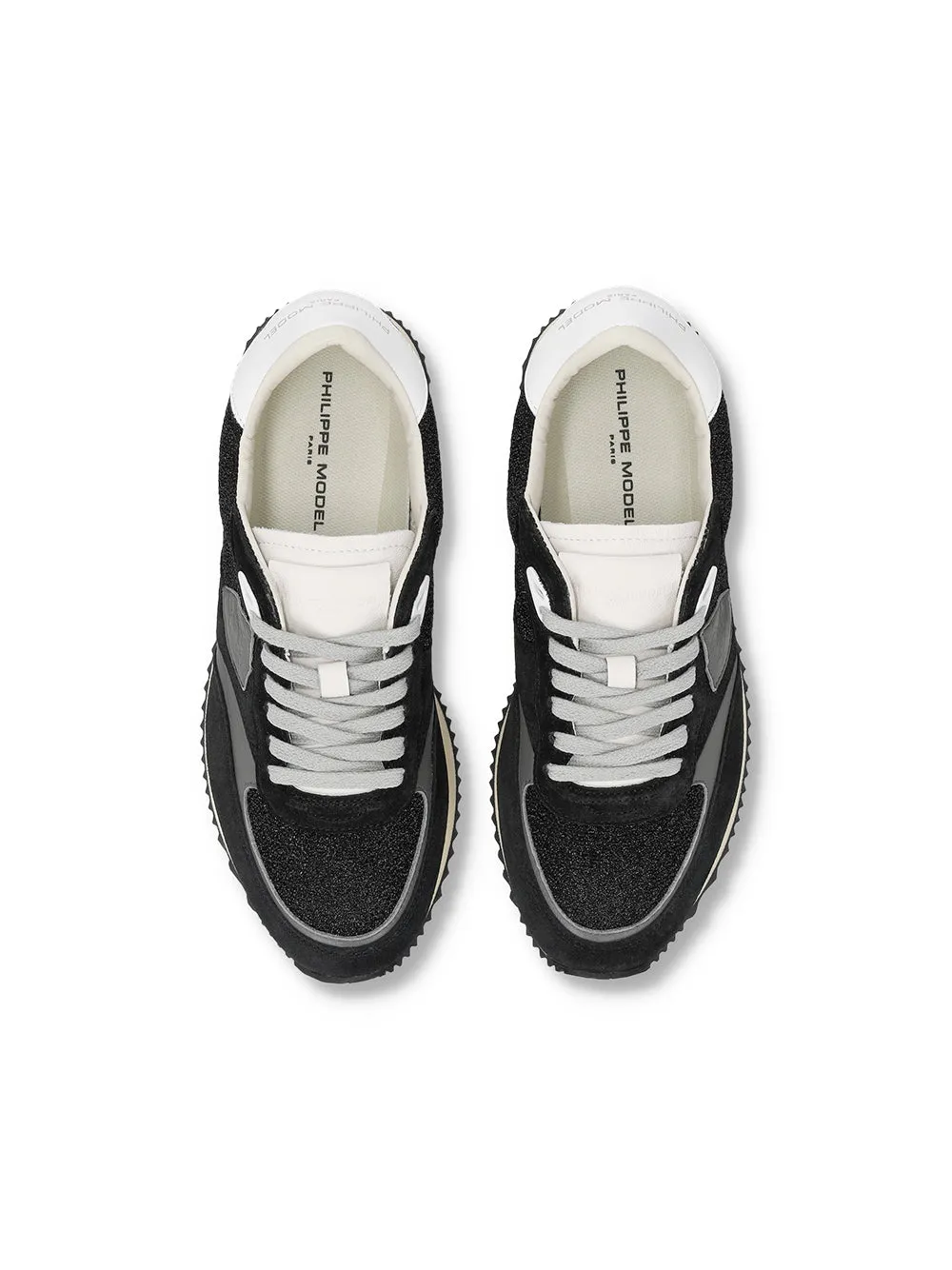 Philippe Model | Blville Low - Glitter Resau Noir sold by Sisters & Co product image thumbnail 4